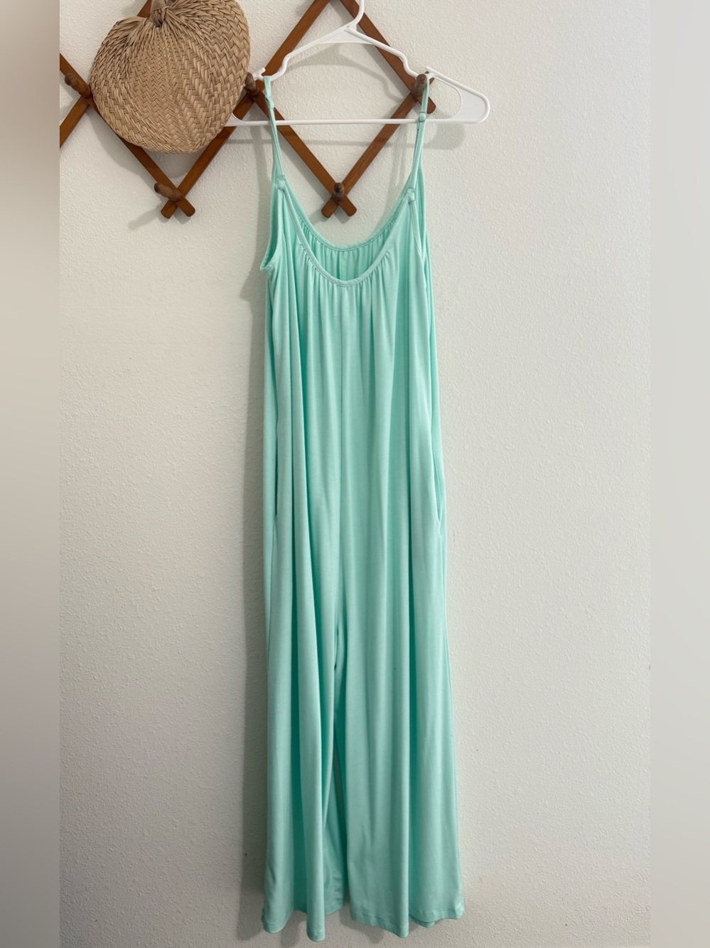 Amazon Mint Green Wide-Leg Jumpsuit